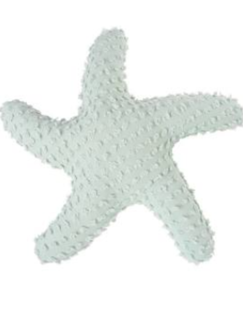 C and F Home Pillow, Sea Glass Blue Starfish