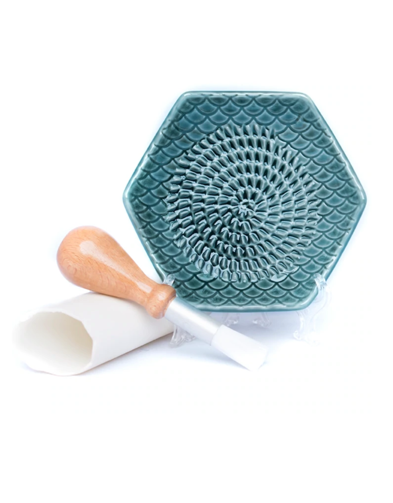 Grate Plate Garlic Grate Plate, 3pc Set, Teal