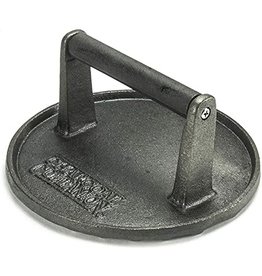 Charcoal Companion Cast Iron Garlic Roaster and Squeezer Set - For Kitchen  or Grill 