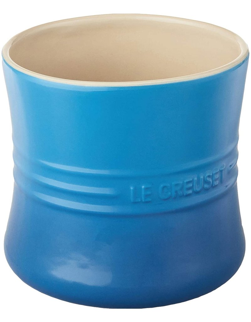 Le Creuset Stoneware Utensil Crock Marseille Blue, 2.75qt  cir