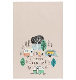 Now Designs Dish towel Happy Camper discntd
