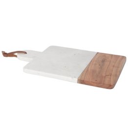 Now Designs Serving Paddle, White Marble