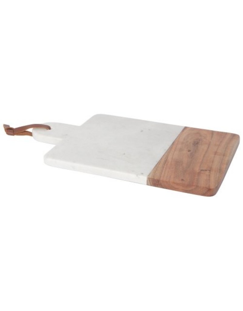 Now Designs Serving Paddle, White Marble