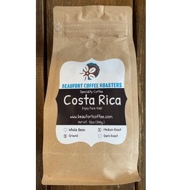 Beaufort Coffee Costa Rica, Medium Roast, Ground 12oz