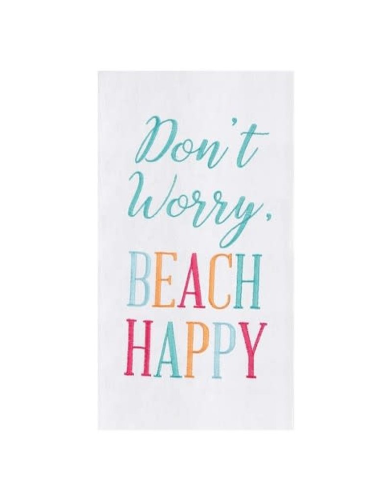 C and F Home Towel, Beach Happy, floursack