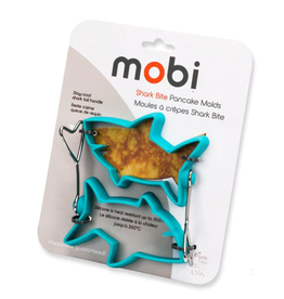 MOBI Shark Silicone Pancake Mold, Blue, Set of 2 disc