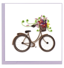 Greeting Card, Quill - Everyday, Brown Bike, 6x6