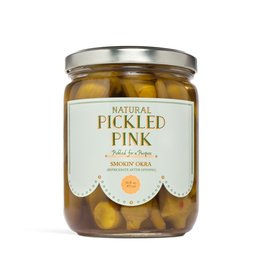 Pickled Pink Smokin Okra, 16oz disc