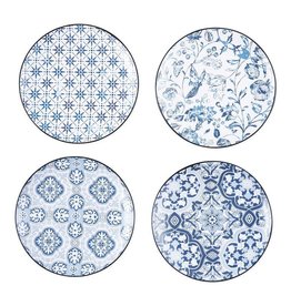 Porto Blue Tile Porcelain Appetizer Plate, SINGLE