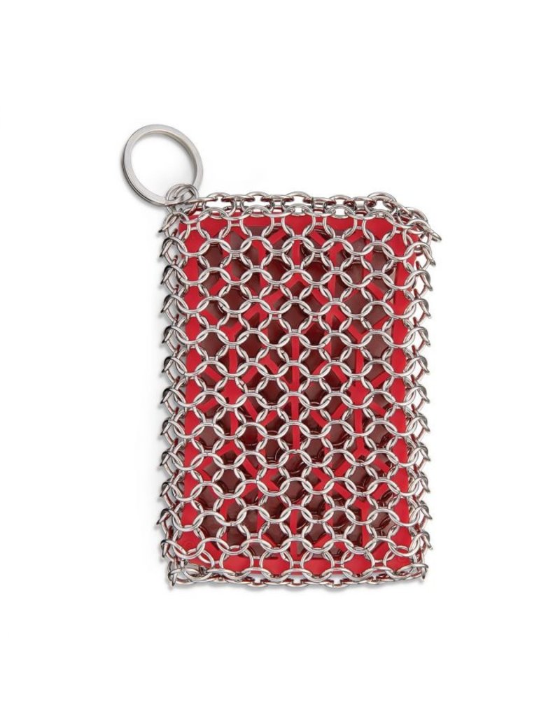 Harold Imports HIC Chainmail Cast Iron Scrubber