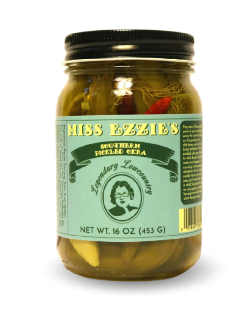 Charleston's Own Miss Ezzie's Southern Pickled Okra, 16oz