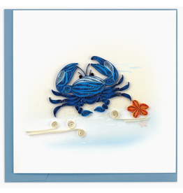 Greeting Card, Quill - Everyday, Blue Crab