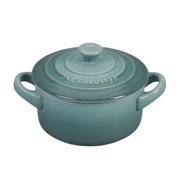 Le Creuset Stoneware Mini Cocotte, 8oz, Sea Salt Blue*