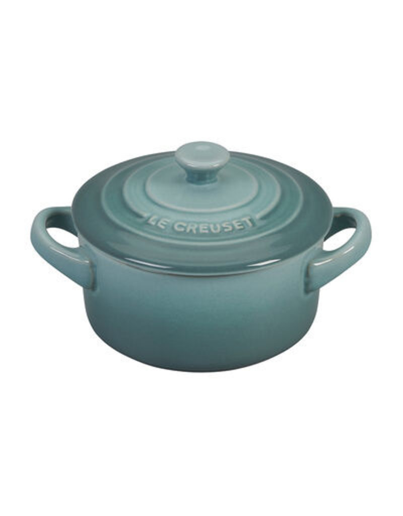 Le Creuset Stoneware Mini Cocotte, 8oz, Sea Salt Blue*