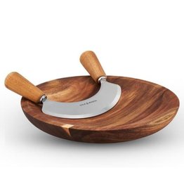Cole & Mason/DKB Ashden Mezzaluna Knife and Board