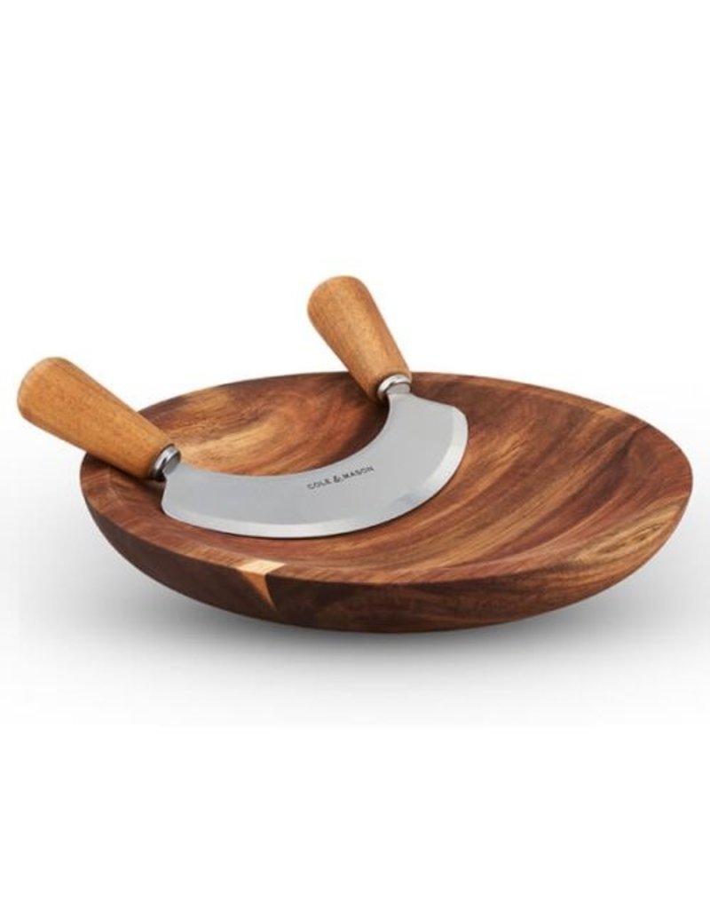 Cole & Mason/DKB Ashden Mezzaluna Knife and Board
