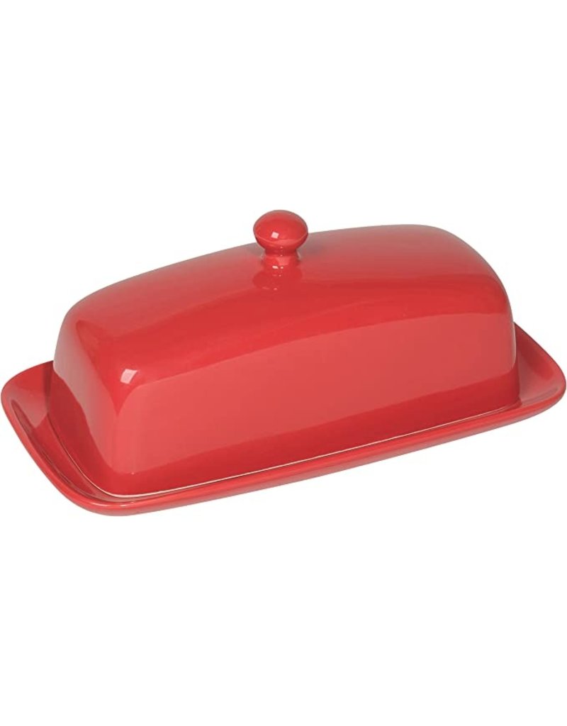 Now Designs Butter Dish Red