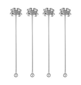 Supreme Housewares Crab Swizzle Sticks, Set of 4 disc