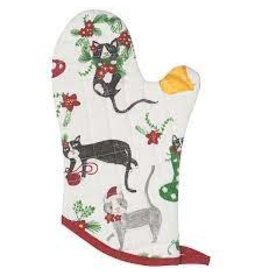 Now Designs Holiday Mitt Glove, Meowy Cat Christmas