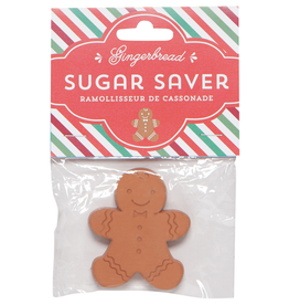 Now Designs Holiday Brown Sugar Saver, Gingerbread Man