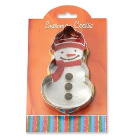 Ann Clark Holiday Cookie Cutter Snowman with Recipe Card, MMC