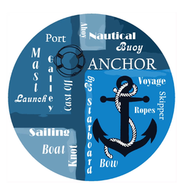 Andreas Silicone Jar Opener, Nautical Anchor