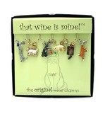 Supreme Housewares 6 Pc Cats Wine Charms