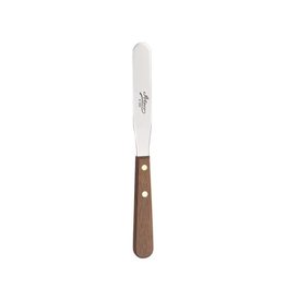 Harold Imports Ateco Wooden Handle Icing Spatula, 4in