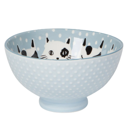 Now Designs Stamped Bowl, 4.5", Feline Fine Cats