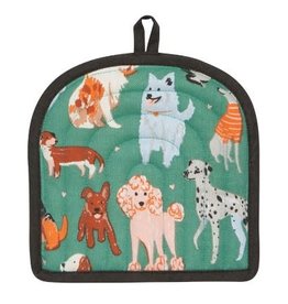 Now Designs Potholder, Puppos Dogs, shaped, green