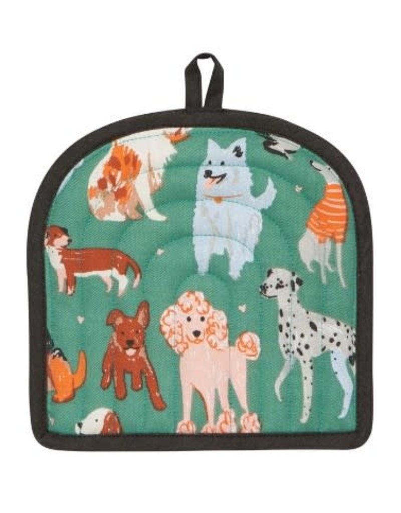 Now Designs Potholder, Puppos Dogs, shaped, green discntd