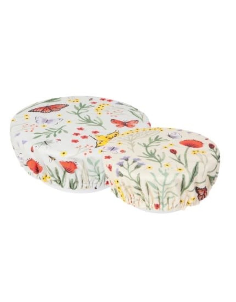 Now Designs Save-It Reusable Bowl Covers, Morning Meadow, Set of 2