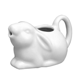 Harold Imports White Porcelain Easter RABBIT Creamer 2oz