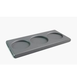 FinaMill Rectangular 3 FinaPod Stackable Tray, Plastic Gray*