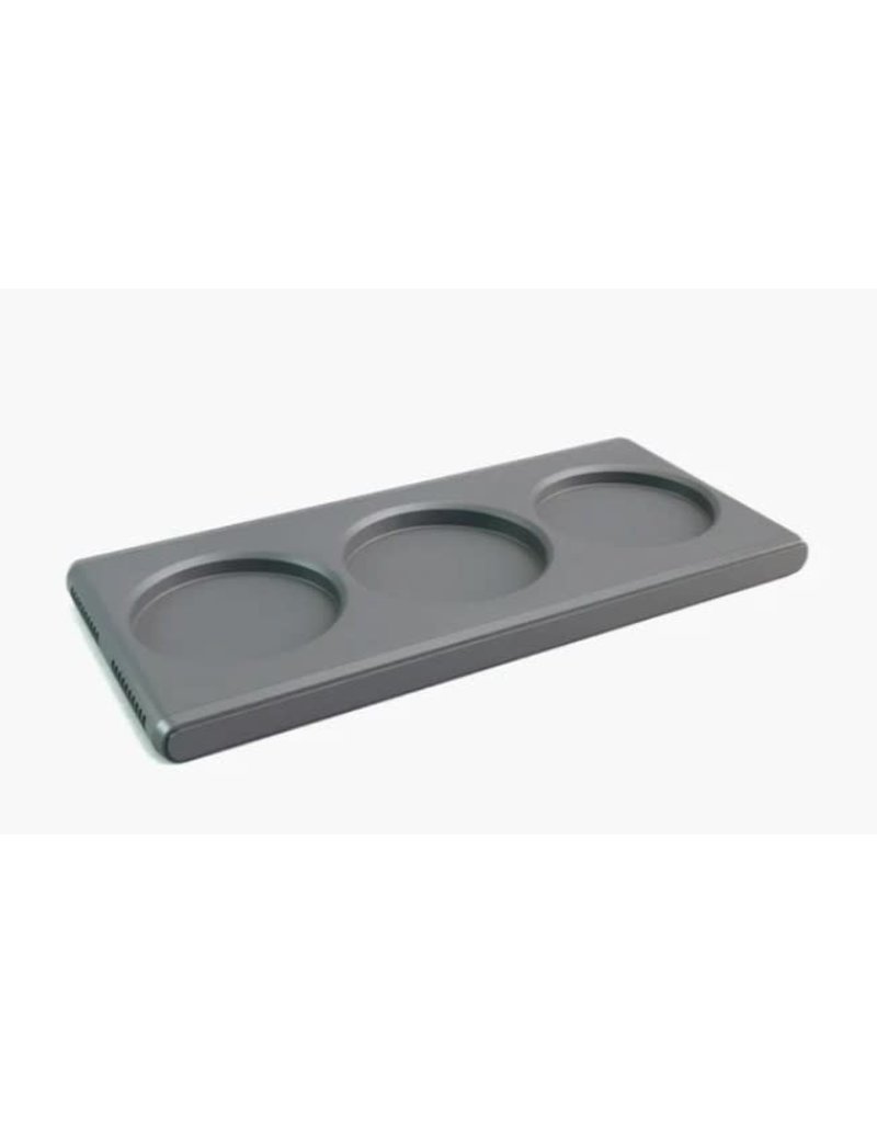 FinaMill Rectangular 3 FinaPod Stackable Tray, Plastic Gray