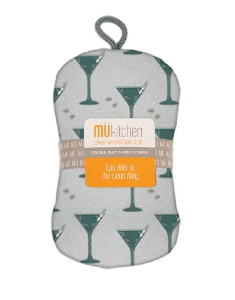 MU Kitchen Single Scrub Sponge, Martinis