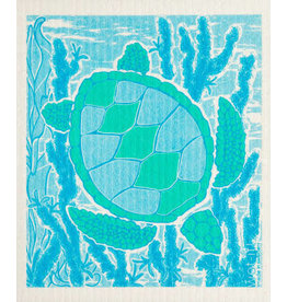 Wet-It Swedish Dish Cloth Blue Sea Turtle, wetit*