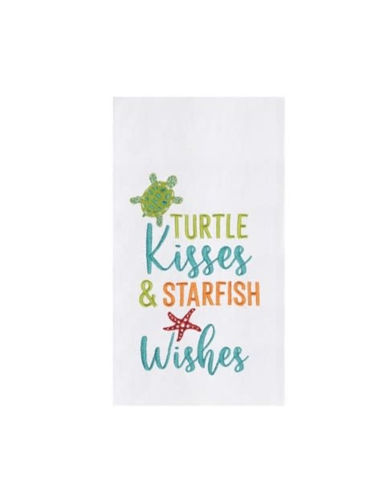 C and F Home Towel, Turtle Kisses & Starfish Kisses
