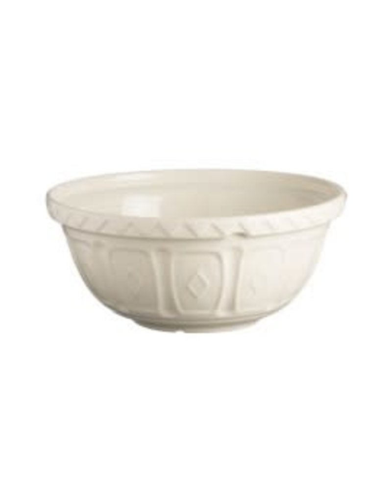 Mason Cash Ceramic S24 Mixing Bowl 9.75", CREAM-micr and dish safe