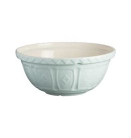 Mason Cash Ceramic S24 Mixing Bowl 9.75", POWDER BLUE-micr and dish safe