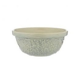 Mason Cash Ceramic S24 Mixing Bowl 9.75", *Coastal TURTLE* light blue-micr and dish safe*