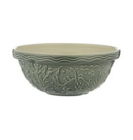 Mason Cash Ceramic S18 Mixing Bowl 11", *Coastal CRAB* gray -micr and dish safe