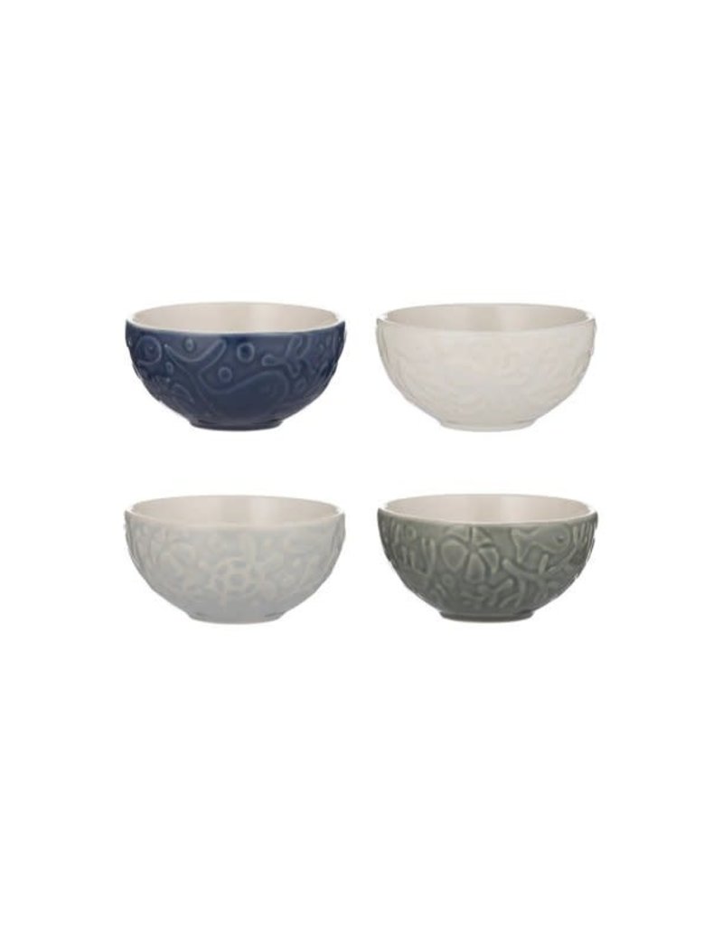 Mason Cash Ceramic PREP Bowls, COASTAL, Set of 4-micr and dish safe