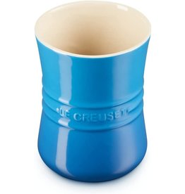 Le Creuset Stoneware Small Utensil Crock Marseille Blue, 1qt cir