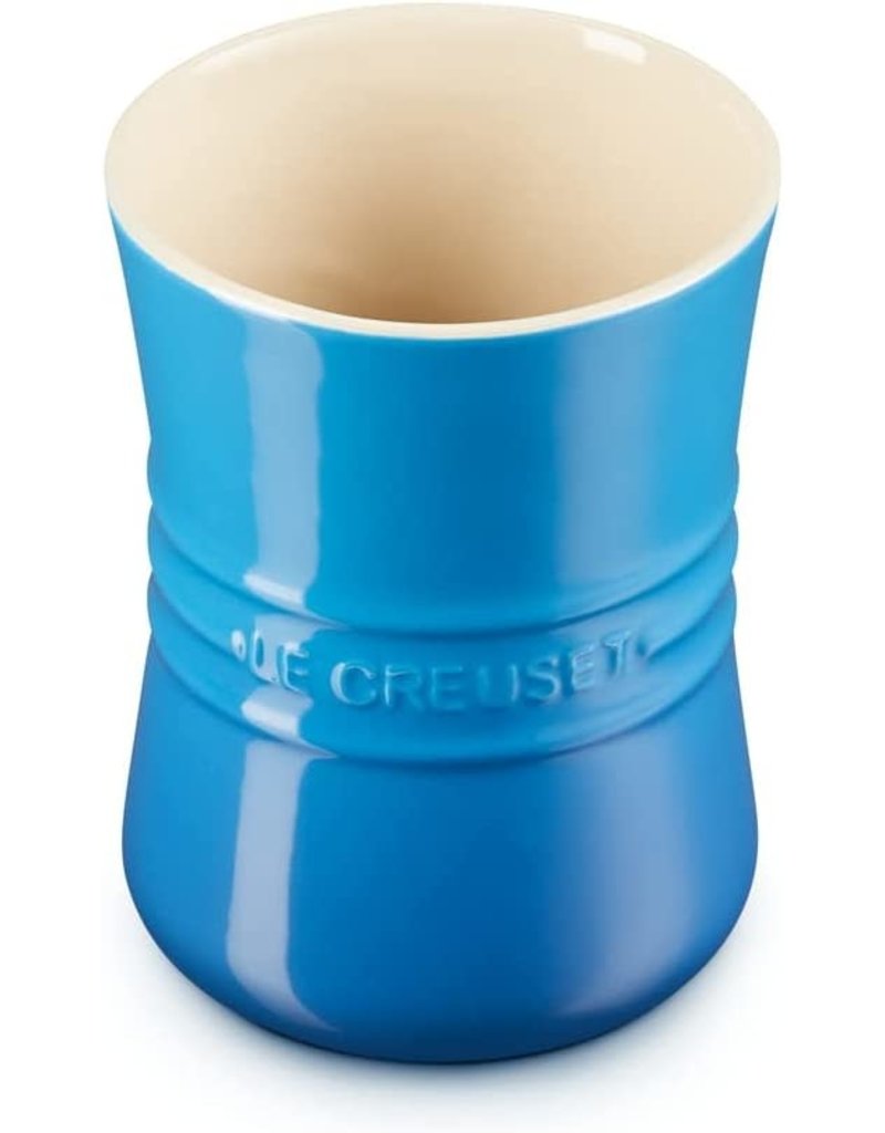 Le Creuset Stoneware Small Utensil Crock Marseille Blue, 1qt cir
