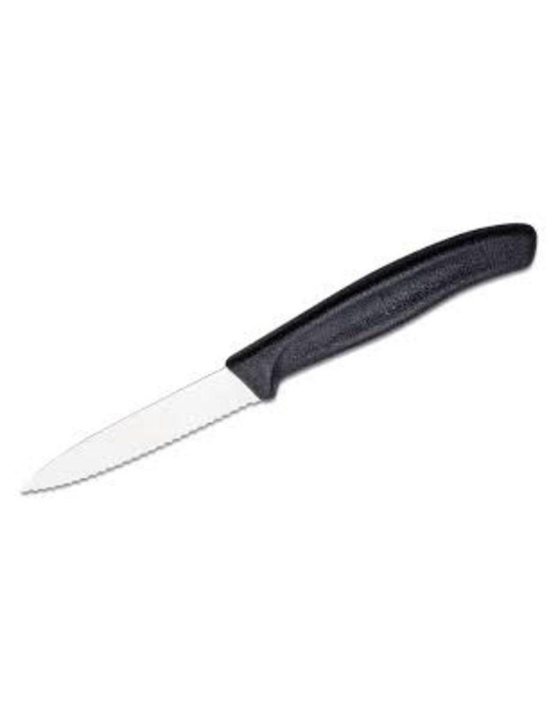 Victorinox Swiss Classic 3.25'' Point Paring Knife SERRATED, black cir