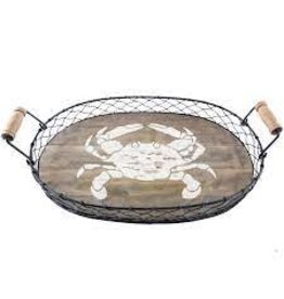 Beachcombers Crab Tray, Large, 20"