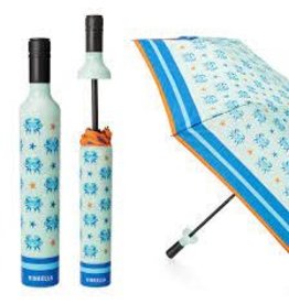 Vinrella Wine Bottle Umbrella - Blue Crabs