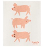 Now Designs Swedish Dish Cloth Piggy now DISC