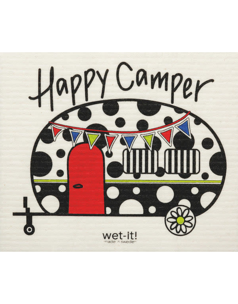 Wet-It Swedish Dish Cloth Happy Camper RV